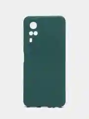 Тёмно-зелёный чехол для Vivo Y31 2021 / Vivo Y51 2020 / Y53S 4G / Y33 4G, силиконовый, матовый
