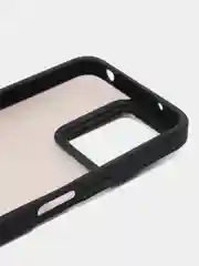 Угольный чехол матовый для Xiaomi Redmi 12, пластиковый, полупрозрачный, с глянцевой рамкой