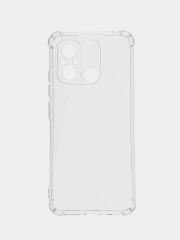 Чехол Xiaomi Redmi 12C / Сяоми Редми 12С, прозрачный, силиконовый, противоударный