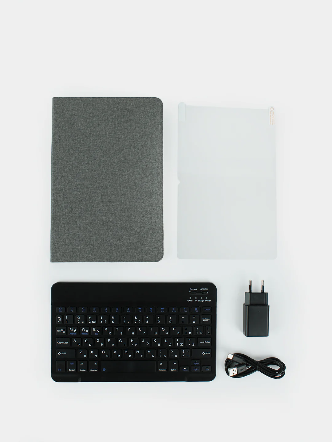 Серый планшет с клавиатурой MTOUCH Smart Pad 4/128 Гб, 10.1 дюйм