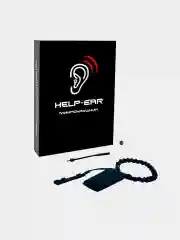 Черный микронаушник магнитный Help-Ear Power Bluetooth, беспроводной, на аккумуляторе