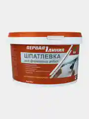 Шпатлевка финишная Первая линия латексная, для внутренних работ, белая