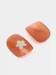 Красный накладные ногти, с дизайном