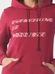 Туника с капюшоном "EVERYTHING IS POSSIBLE" ФТ1345П2 бордовый, KLERY