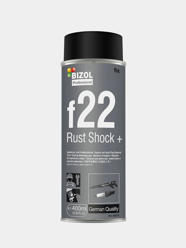 Растворитель ржавчины c эффектом холодного шока (up to -40 C) BIZOL Rust Shock+ f22