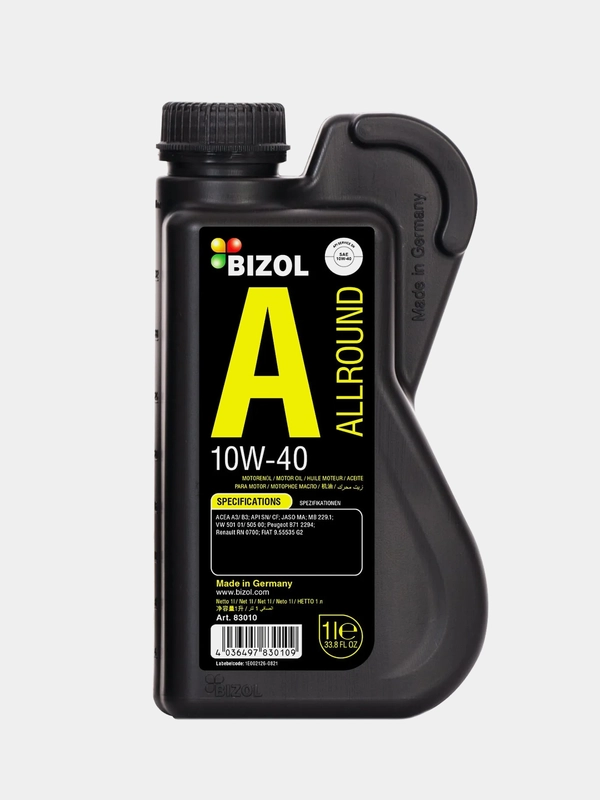 Моторное масло BIZOL Allround 10W-40