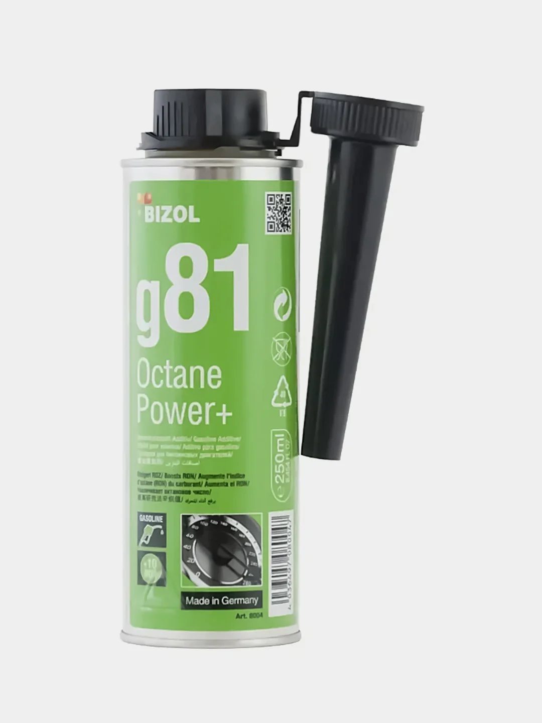 Октан повышающая присадка в топливо BIZOL Octane Power+ g81 (DE/EN/FR/ES/RU/ZN/AR
