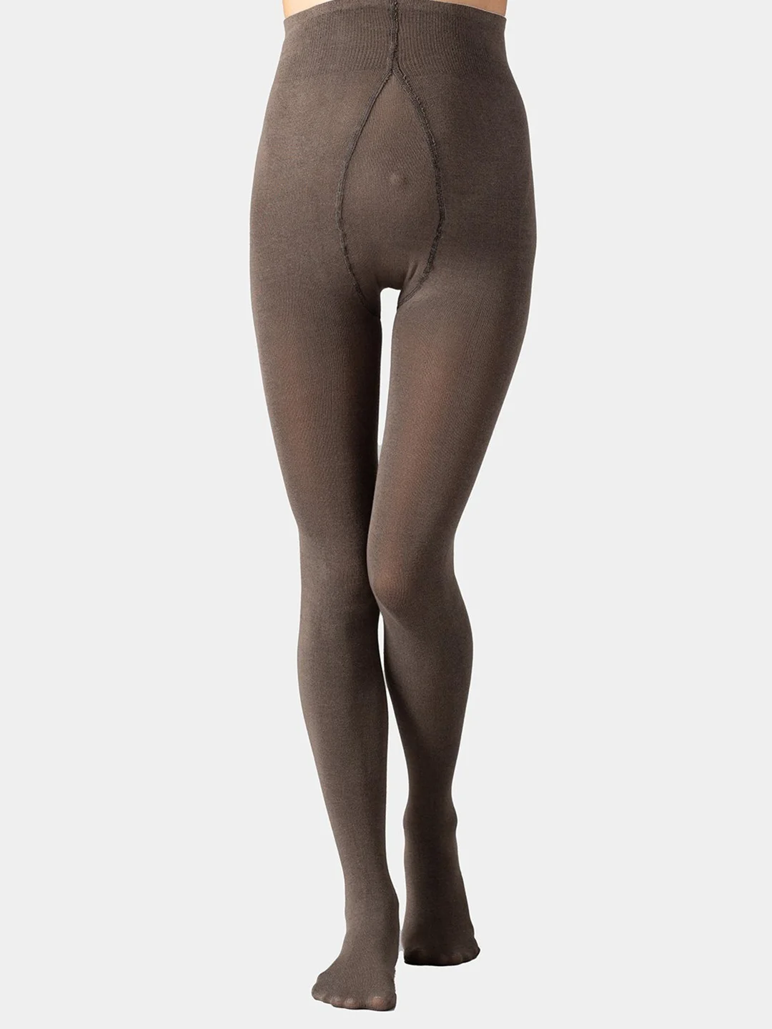 Коричневый колготки для беременных Giulia, Mama Cotton 200