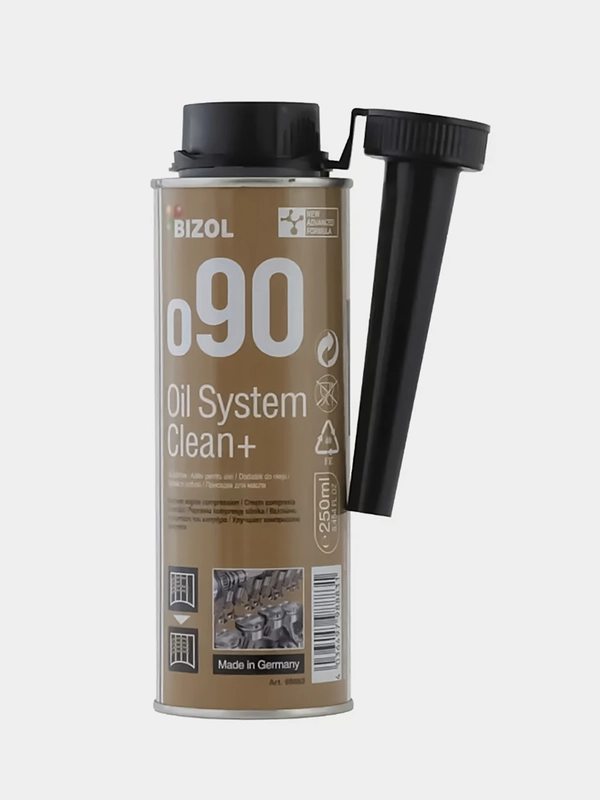 Промывка масляной системы BIZOL Oil System Clean+ o90* (DE/EN/FR/ES)