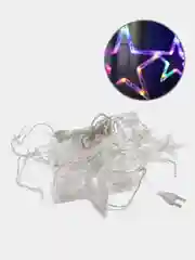 Конфетный светодиодная LED гирлянда-занавес "Звезда"