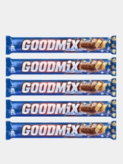 Шоколадный батончик GOODMIX с хрустящей вафлей, со вкусом печенья, 47г