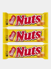 Шоколадный батончик Nuts с фундуком, 50г