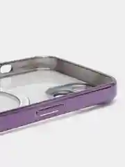 Фиолетовый чехол c защитой камеры iPhone 11, 13, 14, 14pro, 14 pro max, 15 pro, 15 pro max MagSafe