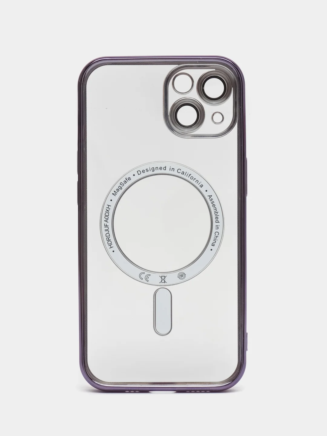 Фиолетовый чехол c защитой камеры iPhone 11, 13, 14, 14pro, 14 pro max, 15 pro, 15 pro max MagSafe