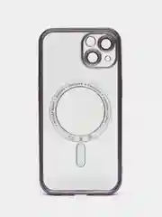 Фиолетовый чехол c защитой камеры iPhone 11, 13, 14, 14pro, 14 pro max, 15 pro, 15 pro max MagSafe