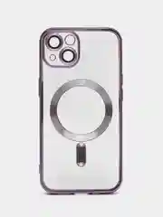 Фиолетовый чехол c защитой камеры iPhone 11, 13, 14, 14pro, 14 pro max, 15 pro, 15 pro max MagSafe