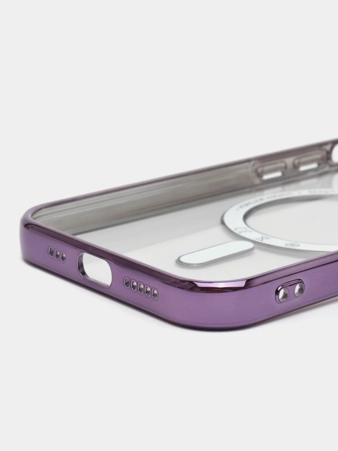 Фиолетовый чехол c защитой камеры iPhone 11, 13, 14, 14pro, 14 pro max, 15 pro, 15 pro max MagSafe