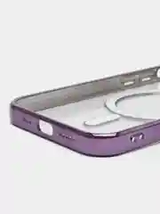 Фиолетовый чехол c защитой камеры iPhone 11, 13, 14, 14pro, 14 pro max, 15 pro, 15 pro max MagSafe