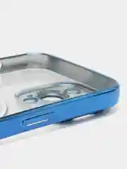 Синий чехол c защитой камеры iPhone 11, 13, 14, 14pro, 14 pro max, 15 pro, 15 pro max MagSafe