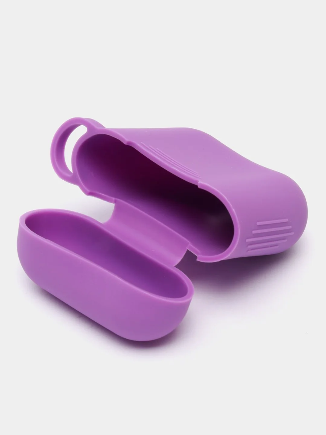 Фиолетовый силиконовый чехол для наушников AirPods 1 / 2 / TWS i9s i10 i11 i12 i13 i14 i15 i100