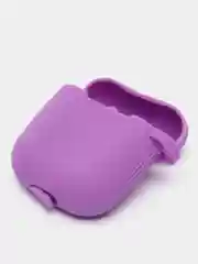 Фиолетовый силиконовый чехол для наушников AirPods 1 / 2 / TWS i9s i10 i11 i12 i13 i14 i15 i100
