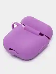 Фиолетовый силиконовый чехол для наушников AirPods 1 / 2 / TWS i9s i10 i11 i12 i13 i14 i15 i100