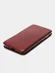 Багровый чехол книжка Honor 9s / Huawei Y5p 2020