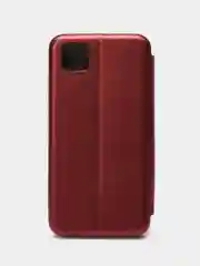 Багровый чехол книжка Honor 9s / Huawei Y5p 2020