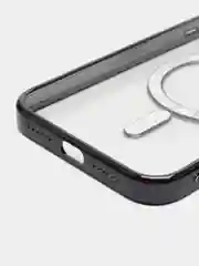 Черный чехол MagSafe Apple iPhone, Айфон 11, 12, 13, 14, Pro Max с защитой камеры, магсейф