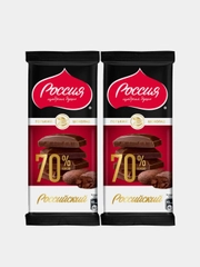 Горький шоколад 70 % какао, РОССИЙСКИЙ, Россия-щедрая душа, 82г