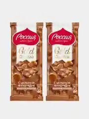 Молочный шоколад с фундуком Gold Selection Россия - щедрая душа, 85г