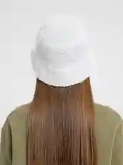 Молочный панама меховая  шляпа
