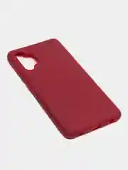 Бордовый чехол Samsung Galaxy A32 4G (Самсунг Галакси А32) силиконовый цветной матовый