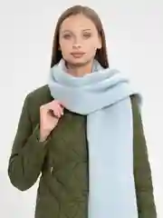 Небесно-голубой шарф женский , зимний , теплый , подарок Новый год