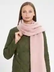 Розовый шарф женский , зимний , теплый , подарок Новый год