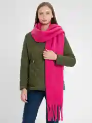 Фуксия шарф женский , зимний , теплый , подарок Новый год