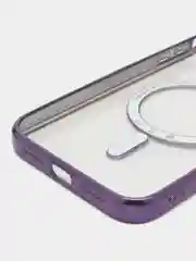 Фиолетовый чехол MagSafe Apple iPhone, Айфон 11, 12, 13, 14, Pro Max с защитой камеры, магсейф