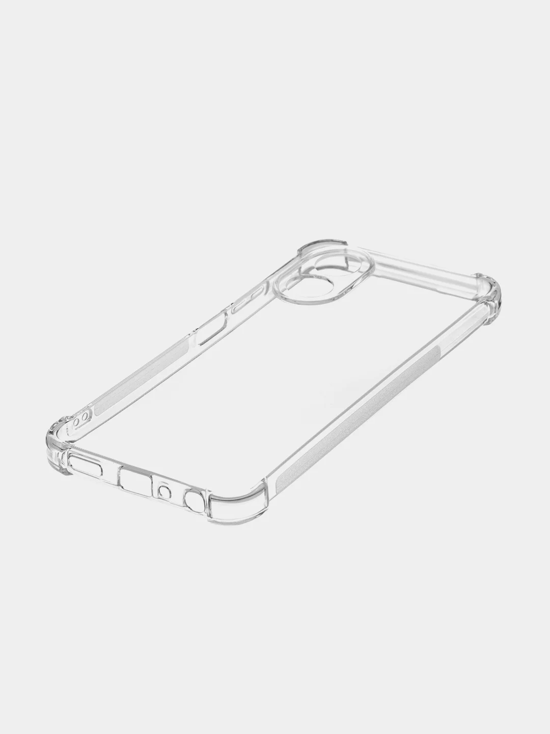 Чехол для Oppo A38, A18 противоударный силиконовый ROSCO прозрачный с усиленными углами