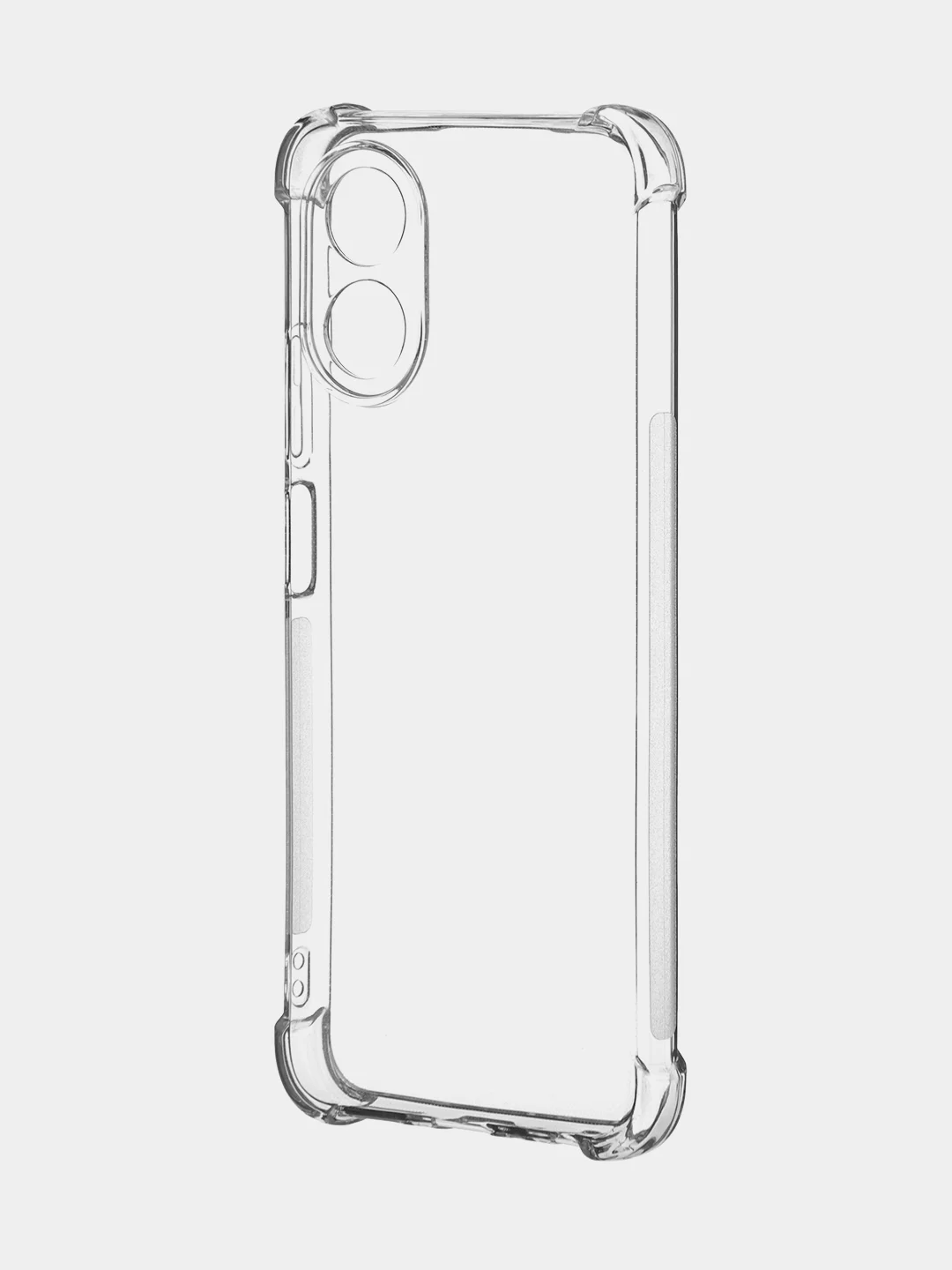 Чехол для Oppo A38, A18 противоударный силиконовый ROSCO прозрачный с усиленными углами