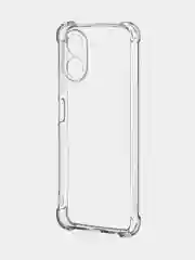 Чехол для Oppo A38, A18 противоударный силиконовый ROSCO прозрачный с усиленными углами