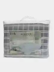 Синий меланж покрывало на кровать, размер - 150/200