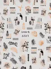 Желтый наклейки для ногтей "Голографик. Summer", слайдеры для дизайна