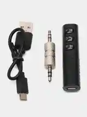 Автомобильный hands-free Адаптер AUX 3.5m Bluetooth переходник со Встроенным Микрофоном