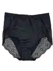 Черный трусы женские слипы кружевные Большие размеры
