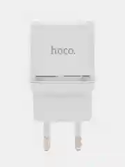Сетевое зарядное устройство Hoco C11, белое, 1 разъем USB, 1 A