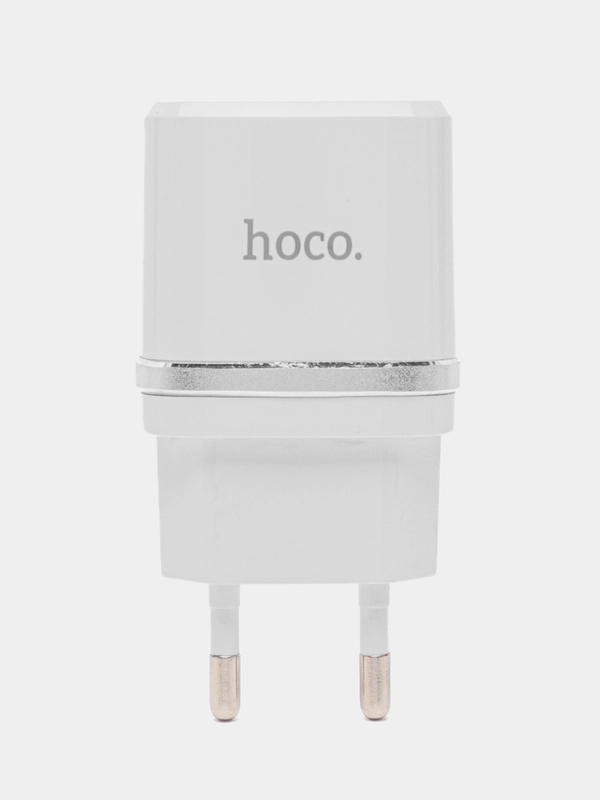 Сетевое зарядное устройство Hoco C11, белое, 1 разъем USB, 1 A