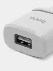 Сетевое зарядное устройство Hoco C11, белое, 1 разъем USB, 1 A