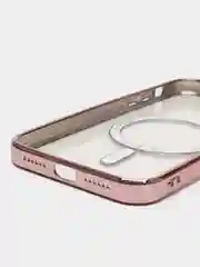 Розовый чехол MagSafe Apple iPhone, Айфон 11, 12, 13, 14, Pro Max с защитой камеры, магсейф