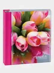 Багровый фотоальбом 100 фото 10х15 "Цветы" Image ART