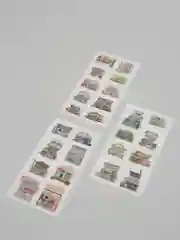 Зеленый наклейки для скрапбукинга, набор на 6 листах